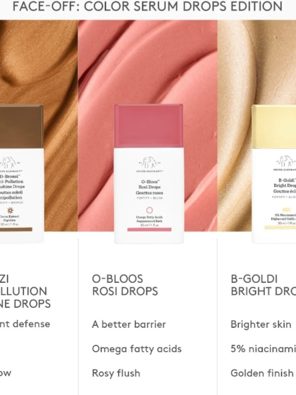 Drunk Elephant D-Bronzi Anti-Pollution Sunshine Drops - Bronze